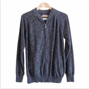 Barbour Sweater Full Zip Long Sleeves 100% Cotton